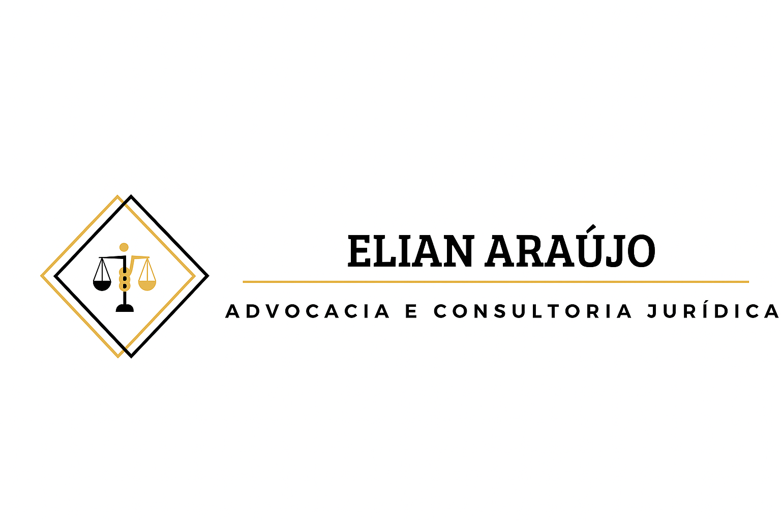 Logotipo Elian Araújo Advocacia e Consultoria Jurídica